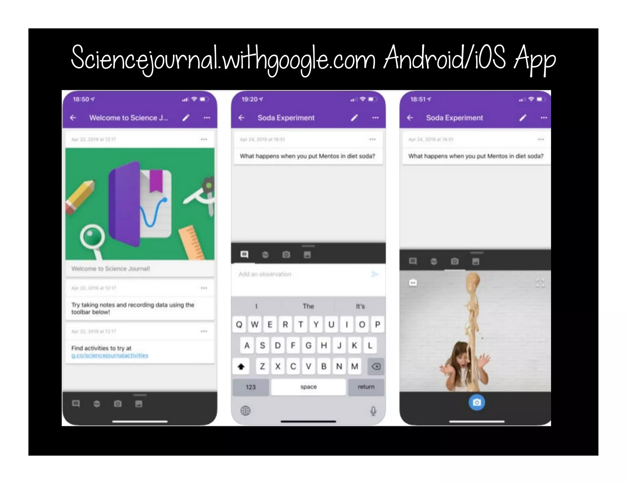 Sciencejournal.withgoogle.com Android/iOS App
 