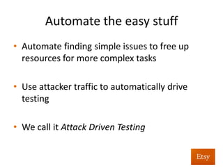  
	
  
Automate	
  as	
  much	
  as	
  you	
  can	
  
 
