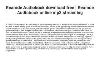 reamde book