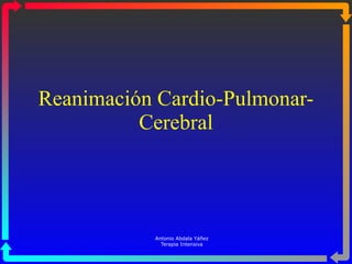 Reanimación Cardio-Pulmonar-Cerebral 