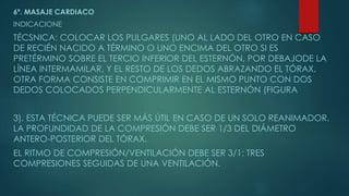 Reanimacion neonatal - Enfermeria | PPTX