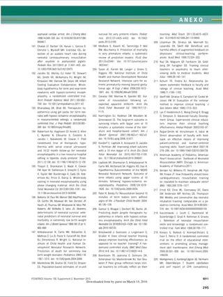 ANEXO
asphyxial cardiac arrest. Am J Emerg Med
1996,14 349-350. doi: 10.1016/S0735-6757(96)
90046-7.
191. Chalak LFr Barber CA, Hynan L, Garcia D,
Christie L, Wyckoff MH. End-tidal C02 de­
tection of an audible heart rate during
neonatal cardiopulmonary resuscitation
after asystole in asphyxiated piglets.
Pediatr Res. 2011,69(5 pt 1):401—
405. doi:
10.1203/PDR.0b013e3182125f7f.
192. Jacobs SE, Morley CJ. Inder TE, Stewart
MJ, Smith KR, McNamara PJ, Wright IM,
Kirpalam HM, Darlow BA, Doyle LW; Infant
Cooling Evaluation Collaboration. Whole-
body hypothermia for term and near-term
newborns with hypoxic-ischemic enceph­
alopathy: a randomized controlled trial.
Arch Pediatr Adolesc Med. 2011:165:692-
700. doi: 10.1001 /archpediatrics.2011.43.
193. Bharadwaj SK, Bhat BV. Therapeutic hy­
pothermia using gel packs for term neo­
nates with hypoxic ischaemic encephalopathy
in resource-limited settings a randomized
controlled trial. J Jrop Pediatr. 2012:58:382-
388. doi 10.1093/tropej/fms005.
194. Robertson NJ, Hagmann CF, Acolet D, Allen
E, Nyombi N, Elbourne D, Costello A,
Jacobs I, Nakakeeto M, Cowan F. Pilot
randomized trial of therapeutic hypo­
thermia with serial cranial ultrasound
and 18-22 month follow-up for neonatal
encephalopathy in a low resource hospital
setting in Uganda: study protocol. Trials.
2011:12:138. doi: 10.1186/1745-6215-12-138.
195. Thayyil S, Shankaran S, Wade A, Cowan
FM, Ayer M, Satheesan K, Sreejith C, Eyles
H, Taylor AM, Bainbridge A, Cady EB, Rob­
ertson NJ, Price D, Balraj G. Whole-body
cooling in neonatal encephalopathy using
phase changing material. Arch Dis Child
Fetal Neonatal Ed. 2013,98:F280—
F281. doi:
10.1136/archdischild-2013-303840.
196. Bottoms SF, Paul RH, Mercer BM, MacPherson
CA, Caritis SN, Moawad AH, Van Dorsten JP,
Hauth JC, Thurnau GR, Miodovnik M, Meis PM,
Roberts JM, McNellis D, lams JD. Obstetric
determinants of neonatal survival: ante­
natal predictors of neonatal survival and
morbidity in extremely low birth weight
infants. Am J Obstet Gynecol. 1999:180 (3 pt 1):
665-669.
197. Ambalavanan N, Carlo WA, Bobashev G,
Mathias E, Liu B. Poole K, Fanaroff AA, Stoll
BJt Ehrenkranz R, Wright LL; National In­
stitute of Child Health and Human De­
velopment Neonatal Research Network.
Prediction of death for extremely low
birth weight neonates. Pediatrics. 2005;116.
1367-1373. doi: 10.1542/peds.2004-2099.
198. Manktelow BN, Seaton SE, Field DJ, Draper
ES. Population-based estimates of in-unit
survival for very preterm infants. Pediat­
rics. 2013;131 :e425-e432. doi: 10.1542/
peds.2012-2189.
199. Medlock S, Ravelli AC, Tamminga P, Mol
BW, Abu-Hanna A. Prediction of mortality
in very premature infants: a systematic
review of prediction models. PLoS One.
2011 ;6:e23441. doi. 10.1371/journal.pone
.0023441.
200. Tyson JE, Parikh NA, Langer J, Green C,
Higgins RD, National Institute of Child
Health and Human Development Neonatal
Research Network. Intensive care for ex­
treme prematurity-moving beyond gesta­
tional age. N Engl J Med. 2008:358:1672-
1681. doi: 10.1056/NEJMoa073059.
201. Casalaz DM, Marlow N, Speidel BD. Out­
come of resuscitation following un­
expected apparent stillbirth. Arch Dis
Child Fetal Neonatal Ed. 1998;78:F112—
F115.
202. Harrington DJ, Redman CW, Moulden M,
Greenwood CE. The long-term outcome in
surviving infants with Apgar zero at 10
minutes: a systematic review of the liter­
ature and hospital-based cohort. Am J
Obstet Gynecol. 2007;196:463.e 1—
463.e5.
doi: 10.1016/j.ajog.2006.10.877.
203. Kasdorf E, Laptook A, Azzopardi D, Jacobs
S, Perlman JM. Improving infant outcome
with a 10 min Apgar of 0. Arch Dis Child
Fetal Neonatal Ed 2015;100:F102-F105.
doi: 10.1136/archdischild-2014-306687.
204. Laptook AR, Shankaran S, Ambalavanan N,
Carlo WA, McDonald SA, Higgins RD, Das A,
Hypothermia Subcommittee of the NICHD
Neonatal Research Network. Outcome of
term infants using apgar scores at 10
minutes following hypoxic-ischemic en­
cephalopathy. Pediatrics. 2009:124:1619—
1626. doi: 10 1542/peds 2009-0934.
205. Patel H, Beeby PJ. Resuscitation beyond 10
minutes of term babies born without
signs of life. J Paediatr Child Health. 2004,
40:136-138.
206. Sarkar S, Bhagat I, Dechert RE, Barks JD.
Predicting death despite therapeutic hy­
pothermia in infants with hypoxic-ischae­
mic encephalopathy. Arch Dis Child Fetal
Neonatal Ed 2010,95:F423-F428. doi: 10.1136/
adc.2010.182725.
207. Breckwoldt J, Svensson J, Lingemann C,
Gruber H. Does clinical teacher training
always improve teaching effectiveness as
opposed to no teacher training? A ran­
domized controlled study. BMC Med Educ.
2014:14:6. doi: 10.1186/1472-6920-14-6.
208. Boerboom TB, Jaarsm a D, Dolmans DH,
Scherpbier AJ, Mastenbroek NJ, Van Beu-
kelen P. Peer group reflection helps clini­
cal teachers to critically reflect on their
teaching. Med Teach. 2011 ;33:e615—
e623.
doi: 10.3109/0142159X2011.610840.
209. Litzelman DK, Stratos GA. Marriott DJ,
Lazaridis EN, Skeff KM. Beneficial and
harmful effects of augmented feedback on
physicians' clinical-teaching perform­
ances. Acad Med. 1998:73:324—
332.
210. Naji SA, Maguire GP, Fairbairn SA, Gold­
berg DP, Faragher EB. Training clinical
teachers in psychiatry to teach inter­
viewing skills to medical students. Med
Educ. 1986;20:140-147.
211. Schum TR, Vindra KJ. Relationship be­
tween systematic feedback to faculty and
ratings of clinical teaching. Acad Med.
1996;71:1100-1102.
212. Skeff KM, Stratos G, Campbell M, Cooke M,
Jones HW III. Evaluation of the seminar
method to improve clinical teaching. J
Gen Intern Med. 1986;1:315-322.
213. Lye P, Heidenreich C, Wang-Cheng R, Bragg
D, Simpson D; Advanced Faculty Develop­
ment Group. Experienced clinical educa­
tors improve their clinical teaching
effectiveness. Ambul Pediatr. 2003,3.93—
97.
214. Regan-Smith M, Hirschmann K, lobst W
.
Direct observation of faculty with feed­
back: an effective means of improving
patient-centered and learner-centered
teaching skills. Teach Learn Med. 2007,19
278-286. doi: 10.1080/10401330701366739.
215. American Academy of Pediatrics, American
Heart Association. Textbook o f Neonatal
Resuscitation (NRP). Chicago, IL American
Academy of Pediatrics;2011.
216. Berden HJ, Willems FF, Hendrick JM, Pijls
NH, Knape JT. How frequently should basic
cardiopulmonary resuscitation training
be repeated to maintain adequate skills?
BMJ 1993;306:1576-1577.
217. Ernst KD, Cline WL, Dannaway DC, Davis
EM, Anderson MP, Atchley CB, Thompson
BM. Weekly and consecutive day neonatal
intubation training: comparable on a pe­
diatrics clerkship. Acad Med. 2014,89 505—
510. doi: 10.1097/ACM.0000000000000150.
218. Kaczorowski J, Levitt C, Hammond M,
Outerbridge E, Grad R, Rothman A, Graves
L. Retention of neonatal resuscitation
skills and knowledge: a randomized con­
trolled trial. Fam Med. 1998;30:705-711.
219. Kovacs G, Bullock G, Ackroyd-Stolarz S,
Cam E, Petrie D. A randomized controlled
trial on the effect of educational inter­
ventions in promoting airway manage­
ment skill maintenance. Ann Emerg Med.
2000;36:301-309. doi: 10.1067/mem.2000.
109339.
220. Montgomery C, Kardong-Edgren SE, Oermann
MH, Odom-Maryon T. Student satisfaction
and self report of CPR competency:
PEDIATRICS Volume 136, Supplement 2, November 2015 S211
Downloaded from by guest on March 14, 2016
295
ERRNVPHGLFRVRUJ
 
