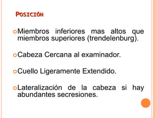 Cese de la respiración.