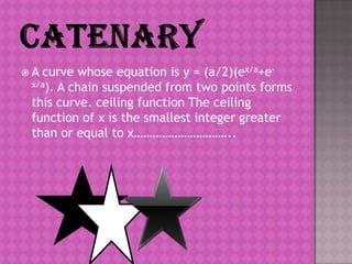 Catenary Math Math vocabulary A-Z | PPTX