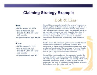 Claiming Strategy Example
 