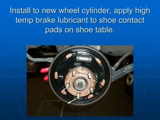 Rear brake repair PPTX
