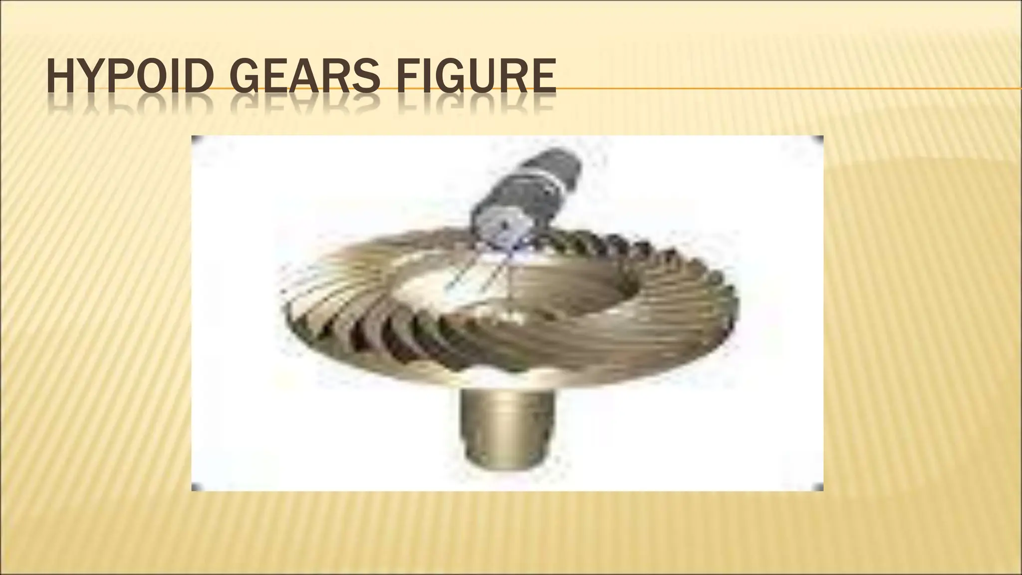 HYPOID GEARS FIGURE
 