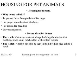 Rearing and management of pets to be.pptx