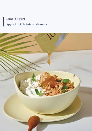 Lukt Yogurt
Apple Stick & Soboro Granola
 
