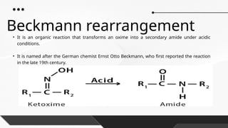 Overmann Rearrangement Rearrangement reactions - Organic chemistry.pptx