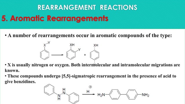 Rearrangement Reactions vikram choudhary | PDF
