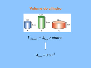 Volume do cilindro 