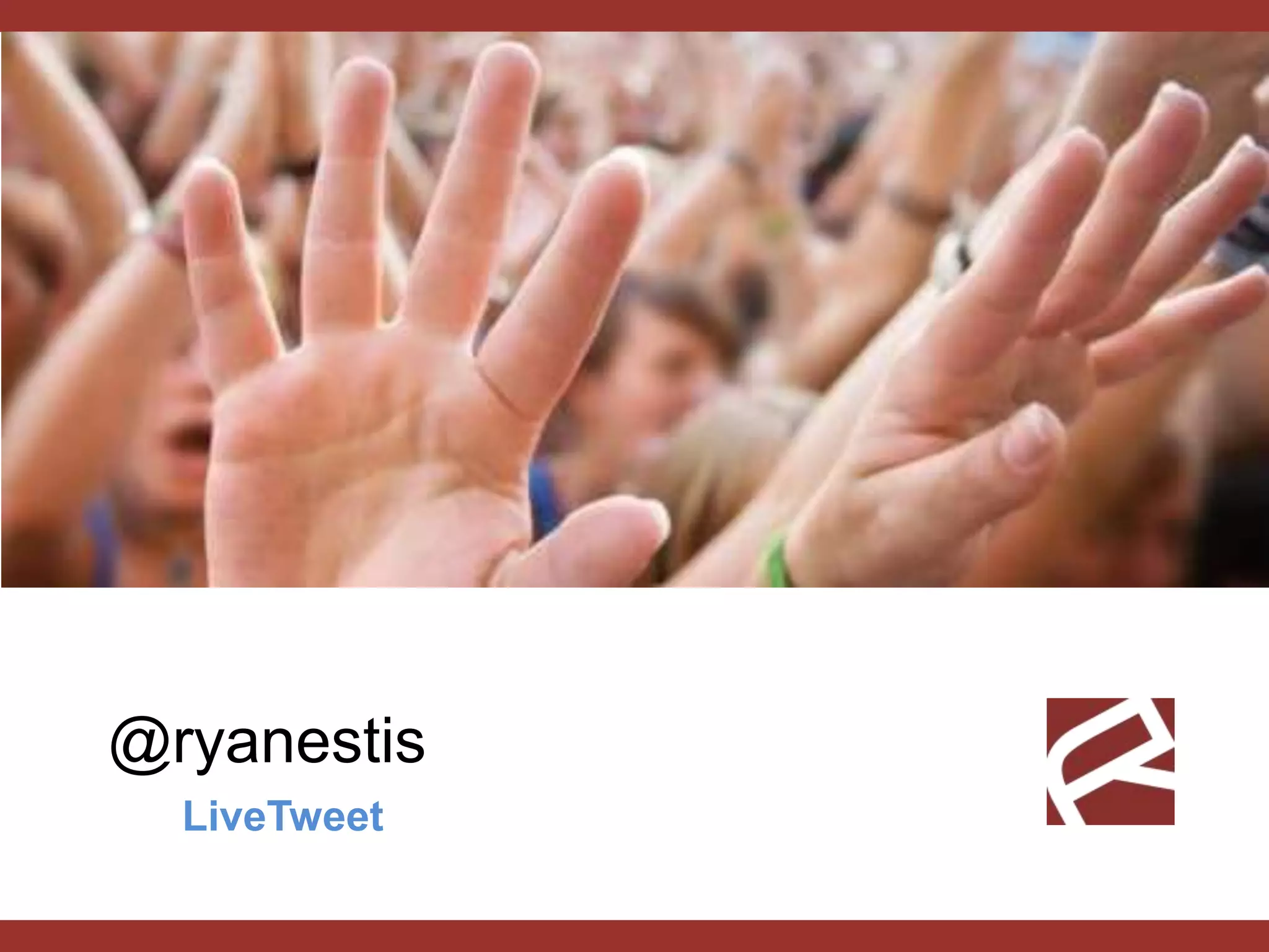 @ryanestisLiveTweet