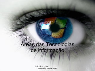 Áreas das Tecnologias de informação João Rodrigues  Bernardo Vitória 10ºM 
