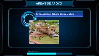 ÁREAS DE APOYO
Centro regional Sabana Centro y Ubaté
 