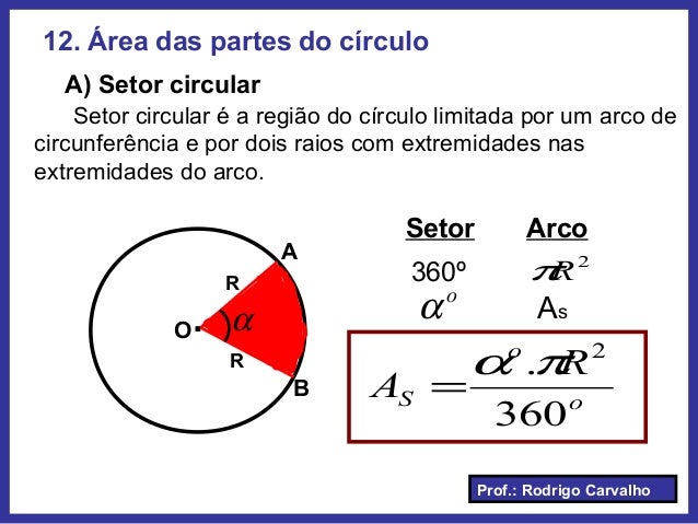 áReas de regiões elementares