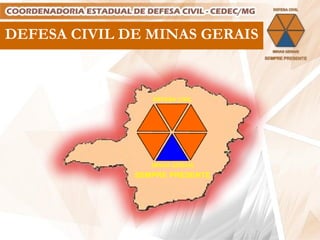 DEFESA CIVIL DE MINAS GERAIS 