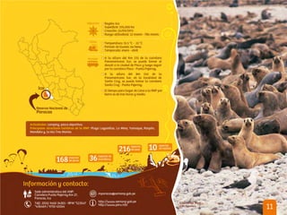 Áreas Naturales Protegidas en destinos turísticos de Perú