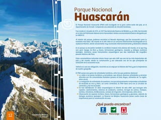 Áreas Naturales Protegidas en destinos turísticos de Perú