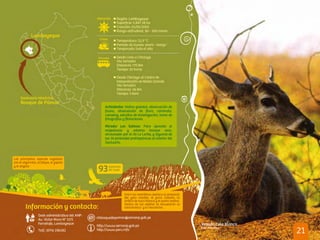 Áreas Naturales Protegidas en destinos turísticos de Perú