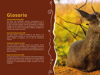 Áreas Naturales Protegidas en destinos turísticos de Perú