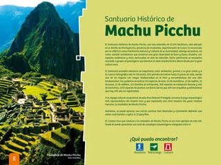 Áreas Naturales Protegidas en destinos turísticos de Perú