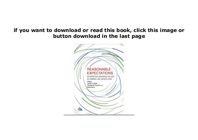 [P.D.F.] LIBRARY Reasonable Expectations Interpreting
