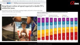 Confidential. Copyright © 2006-2018. Adams Company Limited. 8
 