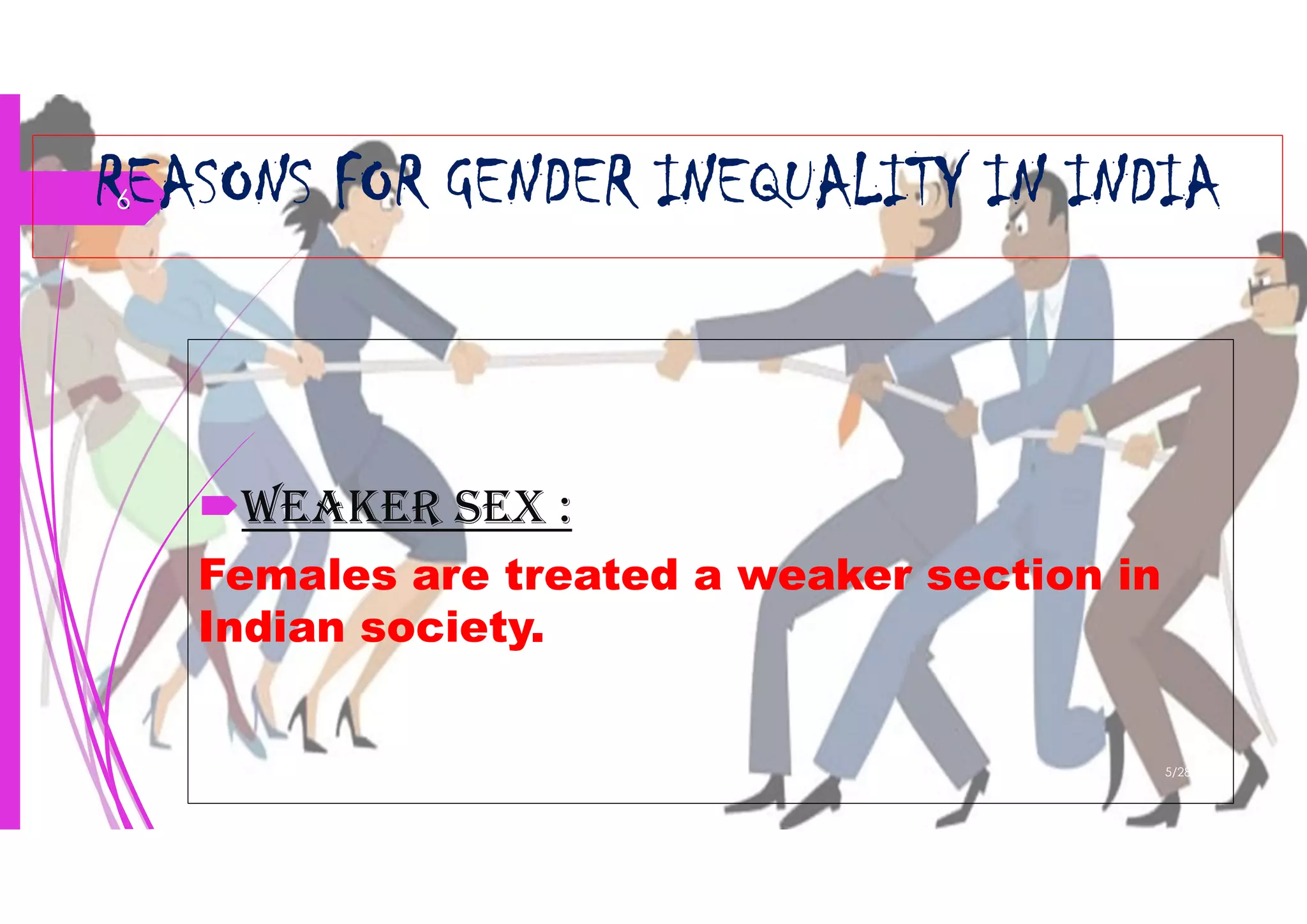 Reason for gender inequality in india | PDF