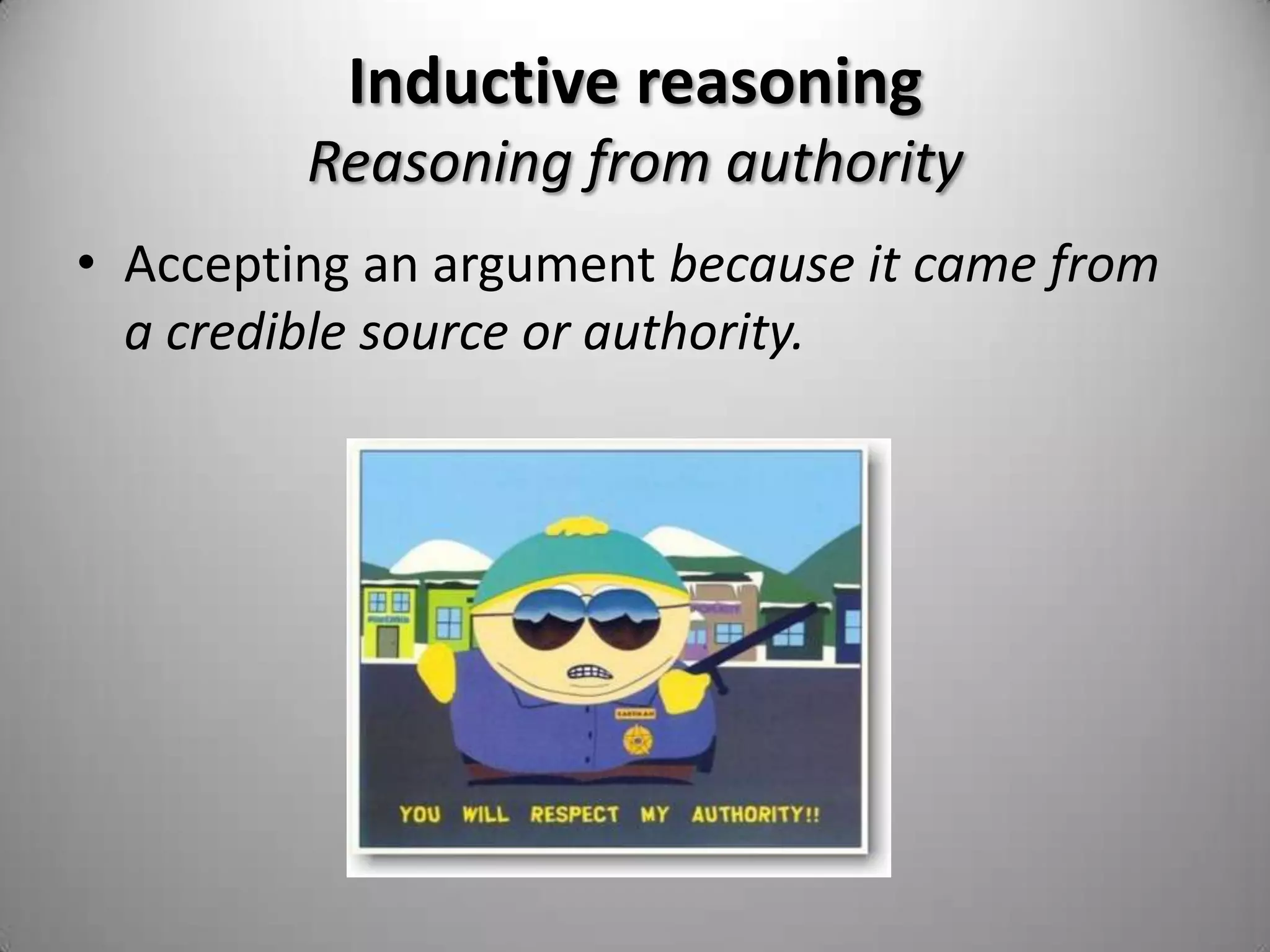 Inductive reasoningSign reasoningA connection between two related thingsThe presence of an attribute indicating that something else exists.
