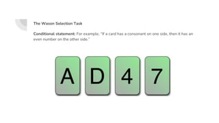 Wason Selection Task Explained Reasoning - Cognitive Psychology.pptx