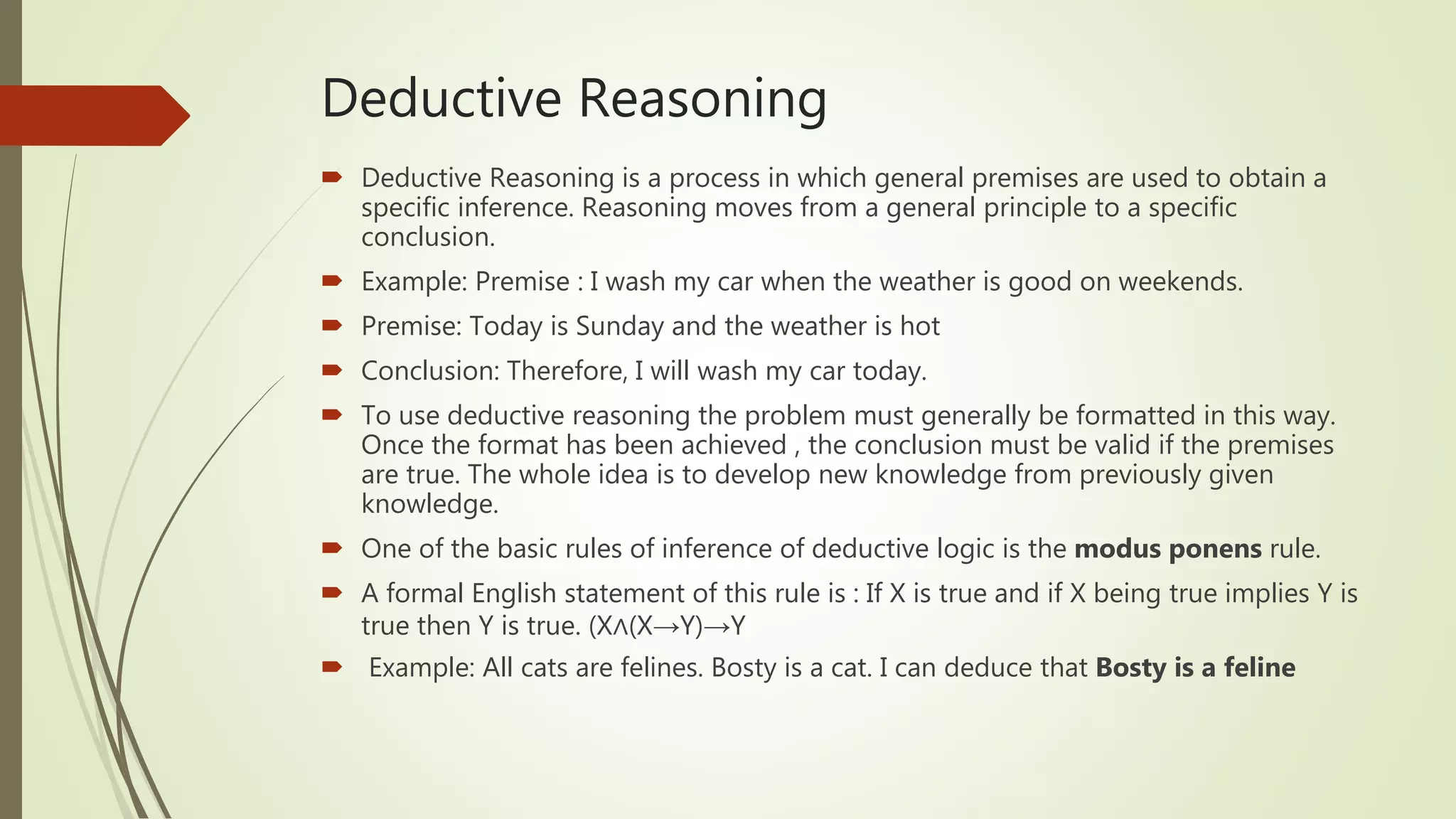 Reasoning in AI | PPTX