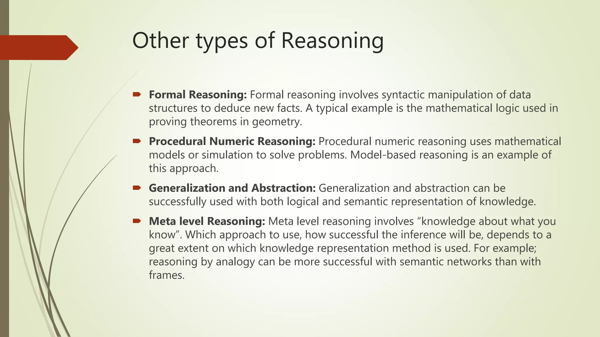 Reasoning in AI | PPTX