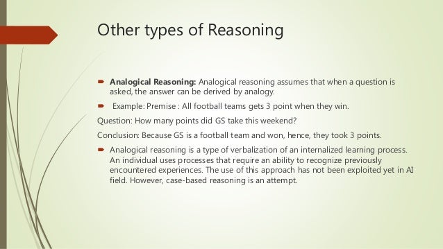 Reasoning in AI