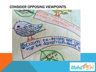 CONSIDER OPPOSING VIEWPOINTS
 