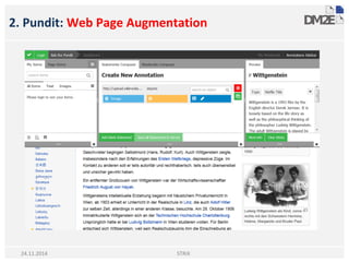 2. Pundit: Web Page Augmentation
STRiX24.11.2014
 
