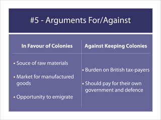 reasons for confederation assignment