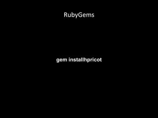 RubyGemsgem installhpricot
