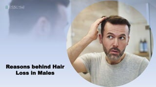Reasons behind Hair
Loss in Males
 