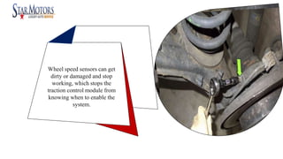 Reasons for Having a Glowing Traction Control Warning Light PPT
