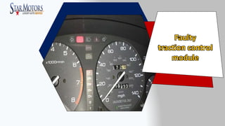 Reasons for Having a Glowing Traction Control Warning Light PPT