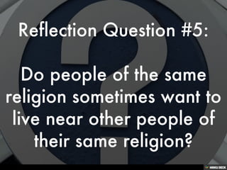 Reasons for Migration