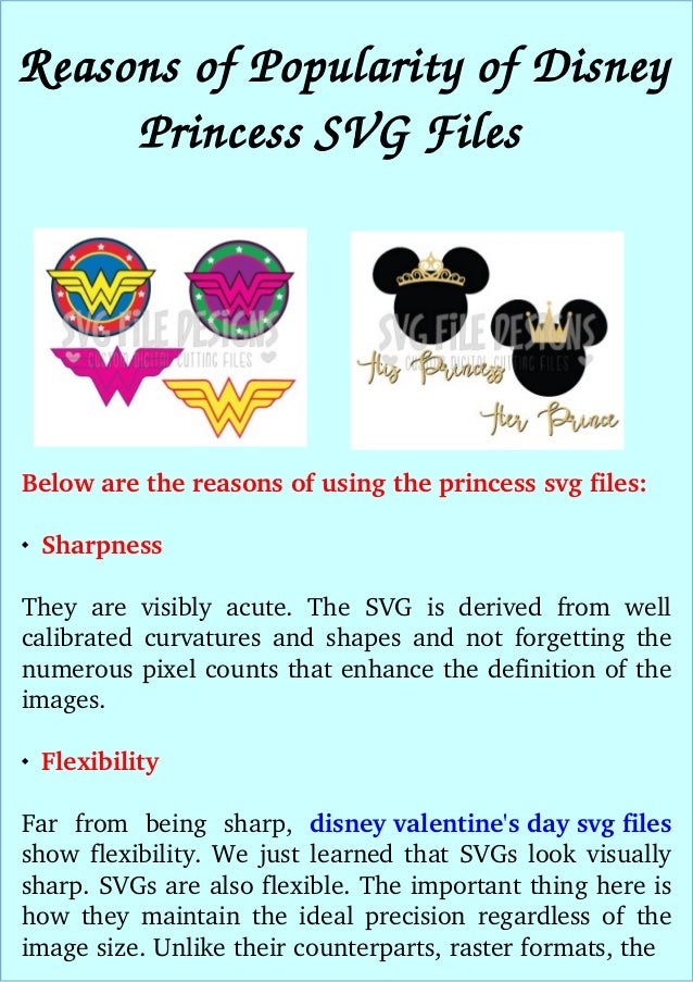 Download Reasons Of Popularity Of Disney Princess Svg Files