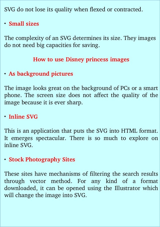 Download Reasons Of Popularity Of Disney Princess Svg Files