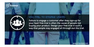 Reasons people don't buy after your SaaS Trial