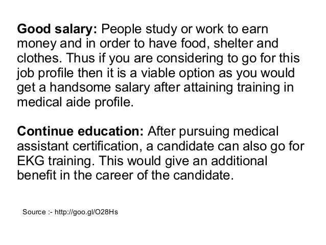 medical assistant good career