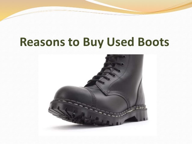 used steel toe boots