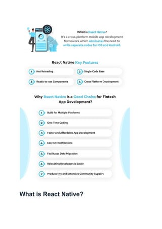 What is React Native?
 