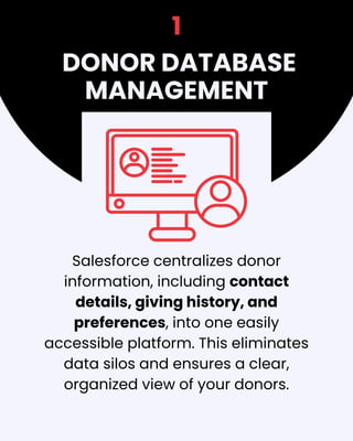 Donor Management Database Examples Salesforce as your Donor Management Software | PDF