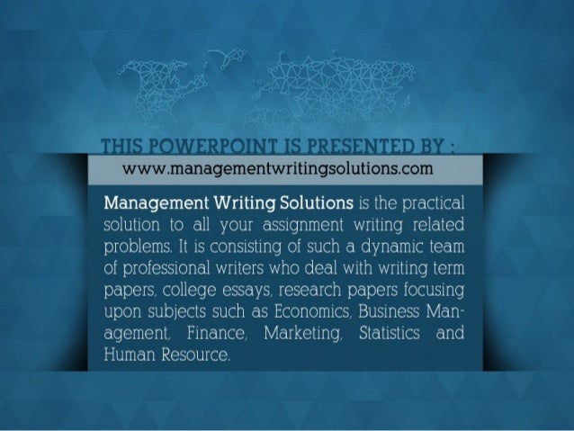Mba assignment writing service